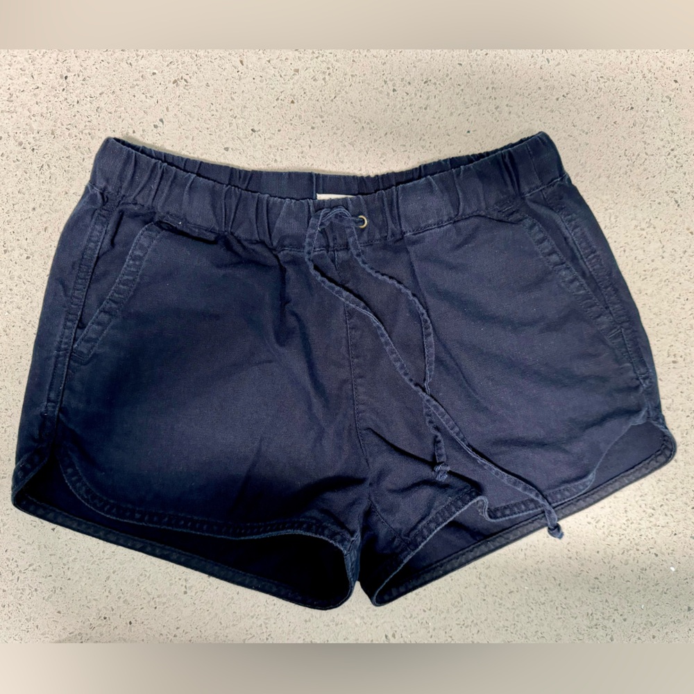 J. Crew navy linen shorts